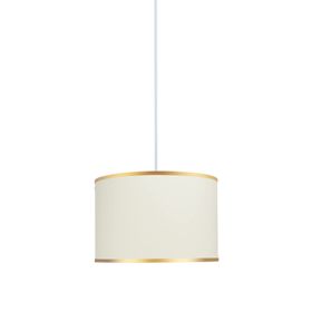 Minimal E-Ticaret Viscose 40x40x21 Bej Kumaş Avize