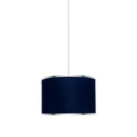 Minimal E-Ticaret Viscose 40x40x21 Lacivert Kumaş Avize