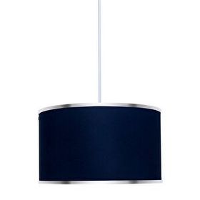 Minimal E-Ticaret Viscose 40x40x21 Lacivert Kumaş Avize