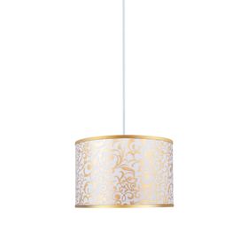Minimal E-Ticaret Viscose 40x40x21 Spiral Beyaz Exclusive Kumaş Avize