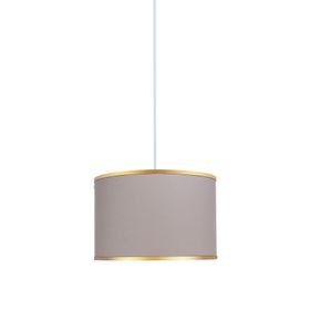 Minimal E-Ticaret Viscose 40x40x21 Vizon Bej Kumaş Avize