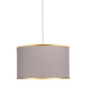 Minimal E-Ticaret Viscose 40x40x21 Vizon Bej Kumaş Avize