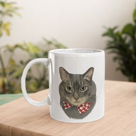 Minimal Kedicikler Kedi Severlere Tasarım Kupa Bardak