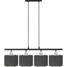 Minimal Lambent Line Maxi Plafonyer Kumaş Gri Avize