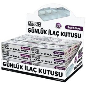 Minion Euro-Doz Günlük 24'lü İlaç Kutusu