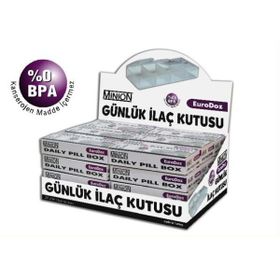 Minion Euro-Doz Günlük 24'lü İlaç Kutusu
