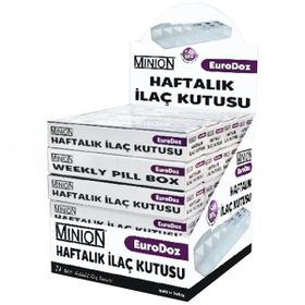 Minion Euro-Doz Haftalık 24'lü İlaç Kutusu
