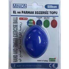 Minion Mavi Yumuşak El ve Parmak Egzersiz Topu