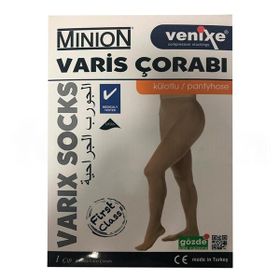 Minion Venixe CCL1 No: 2 Külotlu Açık Burun Varis Çorabı