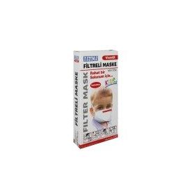 Minion Ventil MN954 Kırmızı Doğal Kauçuk Filtreli Çocuk Maske