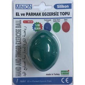 Minion Yeşil Orta Sert El ve Parmak Egzersiz Topu