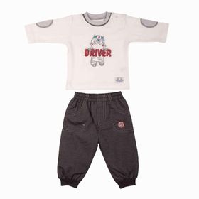 Minipan 1447 9-12 Ay Bebek Racing Ekose Pantolon Takım