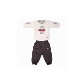 Minipan 1447 9-12 Ay Bebek Racing Ekose Pantolon Takım