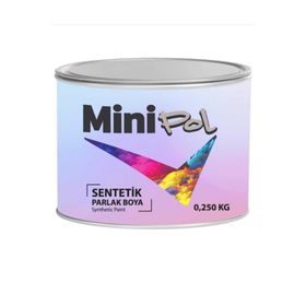 Minipol Beyaz 250 gr Sentetik Parlak Boya
