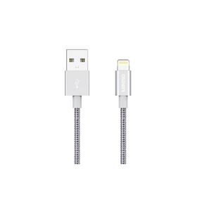 Miniso 2.4A Gri Apple Lightning USB Şarj Kablosu