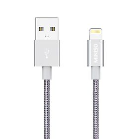 Miniso 2.4A Gri Apple Lightning USB Şarj Kablosu