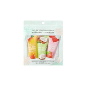 Miniso 20 gr 3'lü Taze Meyve Özlü Çilek-Mango Hindistan Cevizi Aromalı El Kremi Seti