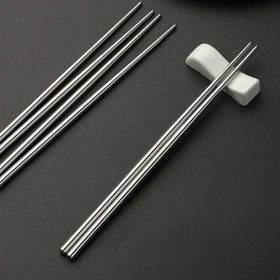 Miniso 23 cm 3 Çift Paslanmaz Çelik Chopstick