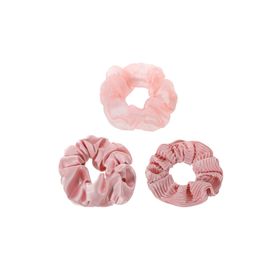 Miniso Büyük Kumaş 3 Parça -Pembe Saç Lastiği