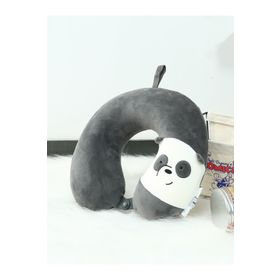 Miniso (Koyu Gri) 30 cm We Bare Bears Boyun Yastığı