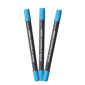Miniso Mavi Suda Çözünebilen Çift Taraflı Marker