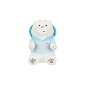 Miniso We Bare Bears Kapüşonlu Ice-Bear Peluş Oyuncak