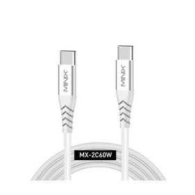 Minix MX-2C60W USB-C to USB-C 150 cm Beyaz Kablo