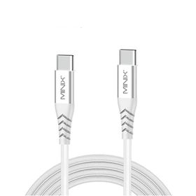 Minix MX-2C60W USB-C to USB-C 150 cm Beyaz Kablo