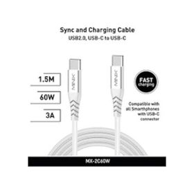 Minix MX-2C60W USB-C to USB-C 150 cm Beyaz Kablo