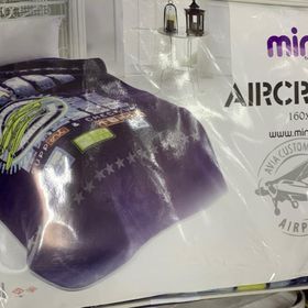 Mink Tema Aircraft Tek Kişilik Battaniye