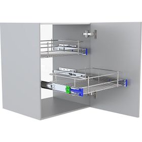 Minnes 46 mm 45 cm Frenli Teleskopik Bilyalı Ray