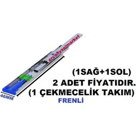 Minnes 46 mm Frenli Teleskopik Çekmece Rayı