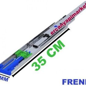 Minnes 46 mm Frenli Teleskopik Çekmece Rayı