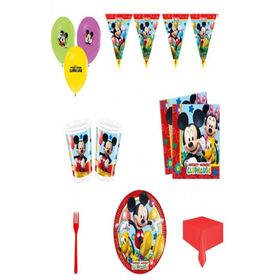 Minnie Mouse 24 Kişilik Parti Malzemeleri Seti Doğum Günü Süsleri
