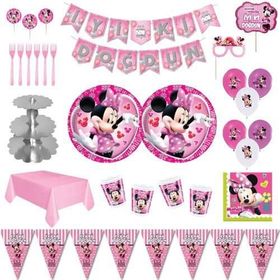 Minnie Mouse Parti Malzemeleri Doğum Günü Süs Seti