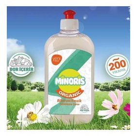 Minoris 500 ml Baby Organik Biberon ve Emzik Temizleme Sıvısı