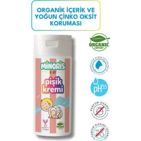 Minoris Baby Vegan 55 gr Pişik Kremi