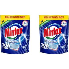 Mintax 100 Adet Bulaşık Makinesi Tablet Deterjanı