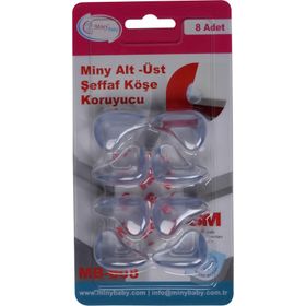 Miny Baby 8'li Şeffaf Köşe Koruyucu