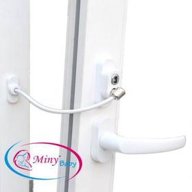 Miny Baby Beyaz Anahtarlı Pencere Kilidi