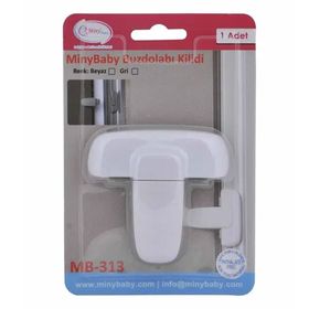 Miny Baby Beyaz Mandallı Buzdolabı Kilidi