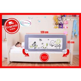 Miny Baby Gri Portatif Katlanabilir Yatak Bariyeri