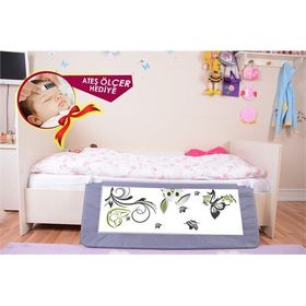 Miny Baby Gri Portatif Katlanabilir Yatak Bariyeri