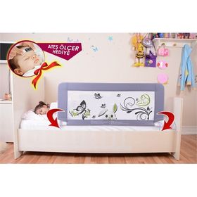 Miny Baby Gri Portatif Katlanabilir Yatak Bariyeri