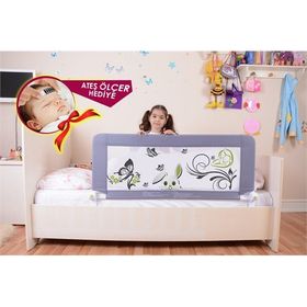 Miny Baby Gri Portatif Katlanabilir Yatak Bariyeri