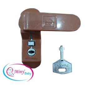 Miny Baby Kahverengi Anahtarlı Pencere Kilidi