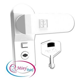 Miny Baby Kahverengi Anahtarlı Pencere Kilidi
