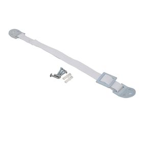 Miny Baby MB753 Beyaz Metal Başlıklı Deprem Güvenlik Kayışı