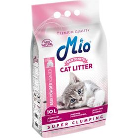 Mio 10 lt Pudra Kokulu İnce Bentonit Topaklanan Kedi Kumu
