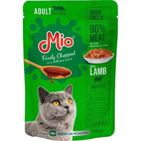 Mio 100 gr Kuzu Etli Kedi Yaş Maması